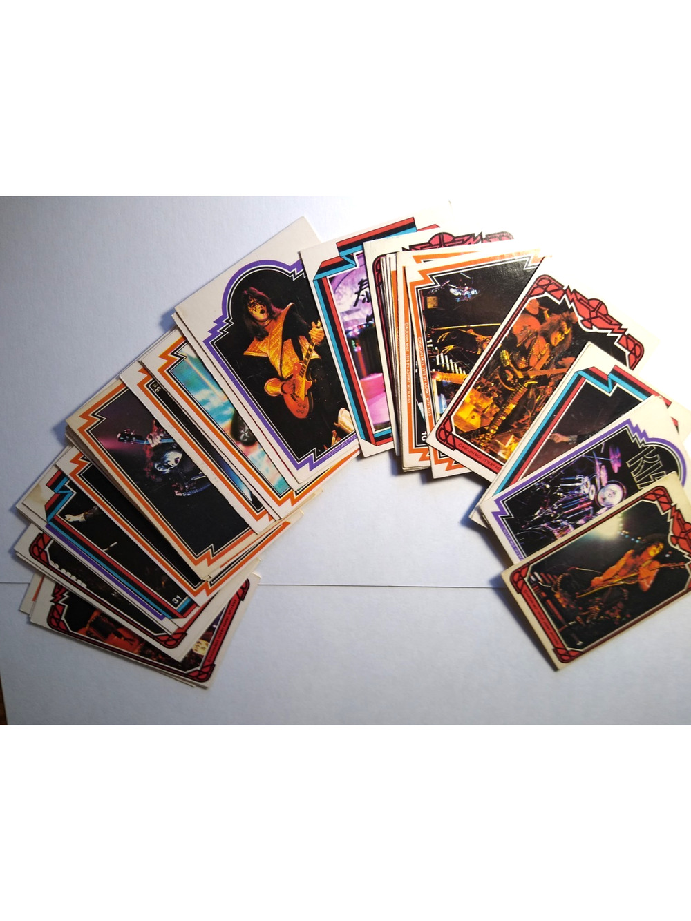 Kiss 1978 Series 1 Rock Music Trading Cards Full Complete Set 66 Cards Vintage